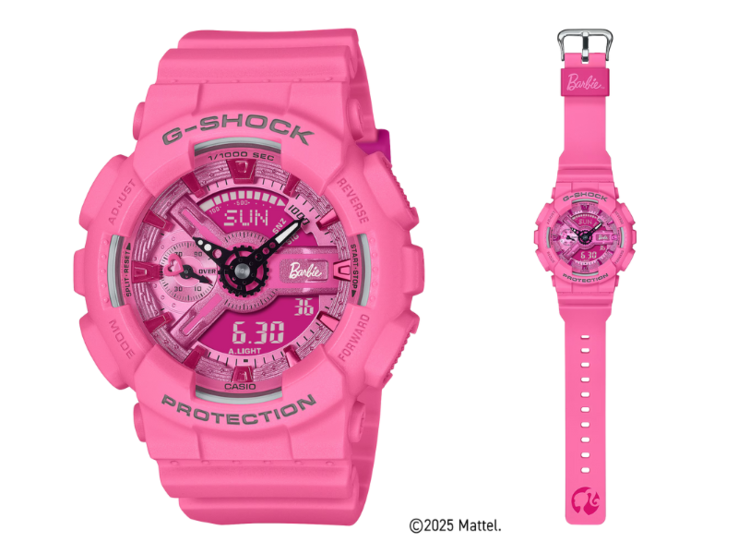 Часы Casio G-Shock GMA-S110BE-4A, созданные для Барби. (Источник изображения: Casio)