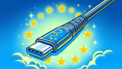 ЕС вводит USB-C зарядку для планшетов, смартфонов, камер и многого другого (Источник изображения: Сгенерировано с помощью DALL-E 3)