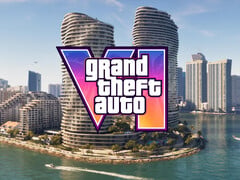 Баннер с изображением небоскрёбов Vice City в игре GTA 6