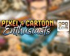 В GOG Bundle для энтузиастов пикселей и мультфильмов представлено 14 инди-игр. На картинке: отредактированное изображение обложки Ashworld. (Источник изображения: Humble Bundle)