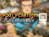 В GOG Bundle для энтузиастов пикселей и мультфильмов представлено 14 инди-игр. На картинке: отредактированное изображение обложки Ashworld. (Источник изображения: Humble Bundle)