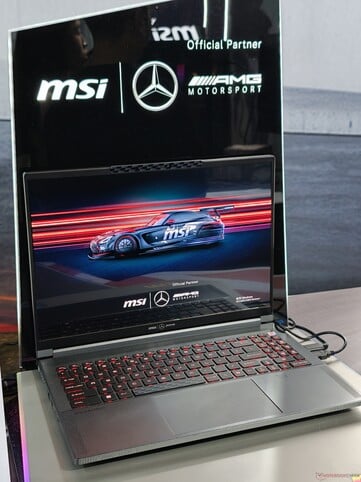 Ноутбук, созданный в рамках сотрудничества MSI и Mercedes-AMG