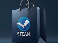 Показан пакет для покупок с логотипом Steam (Источник изображения: Steam с правками)