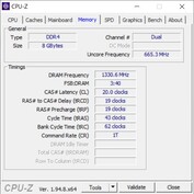 Honor MagicBook 14 - CPUz
