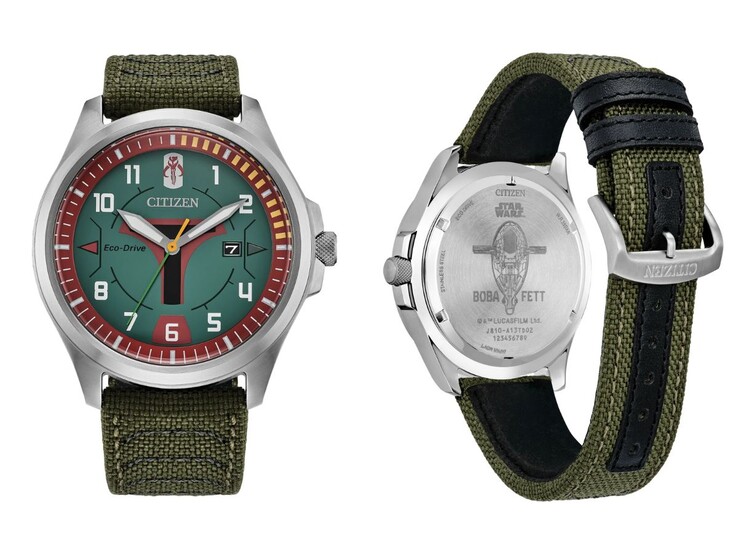 Часы Citizen Star Wars Boba Fett AW1418-06W. (Источник изображения: Citizen)