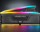 Изображение модулей оперативной памяти Corsair с подсветкой RGB, созданное с помощью искусственного интеллекта