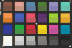 ColorChecker: правильный цвет внизу квадрата