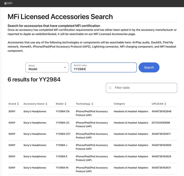 (Источник изображения: Apple MFi)