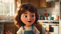 Кадр из примера видеоролика Veo 2, созданного по запросу 