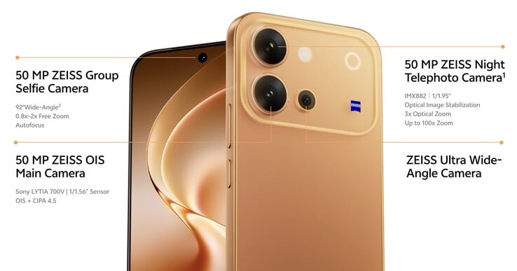 Настройки камеры смартфона Vivo V80.