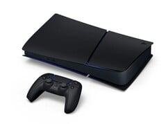 PS5 в цвете Midnight Black.