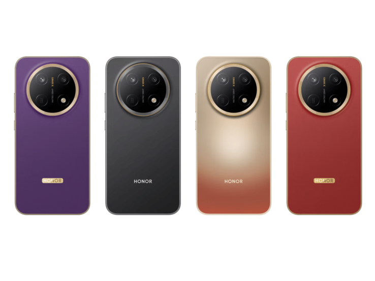 Смартфон Honor X9e Pro доступен в следующих цветовых вариантах: «Королевский пурпур», «Полуночный чёрный», «Золото рассвета» и «Красновато-коричневый».