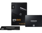 2,5-дюймовый твердотельный диск Samsung 870 EVO SATA на фото в розничной упаковке (Источник изображения: Samsung)