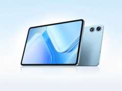 Teclast M60: вид на передний дисплей и заднюю часть корпуса