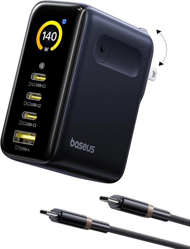 Зарядное устройство Baseus PicoGo AH11 140W GaN. (Источник изображения: Baseus)