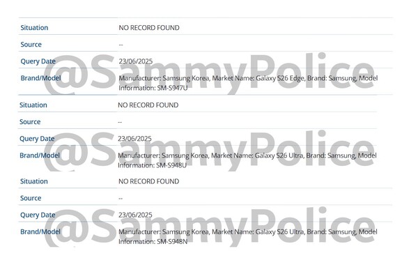 Модели Galaxy S26 Edge и Galaxy S26 Ultra будут представлены в США. (Источник изображения: SammyPolice)