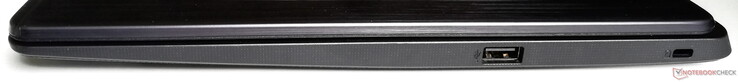 Правая сторона: USB 2.0 Type-A, слот замка Kensington