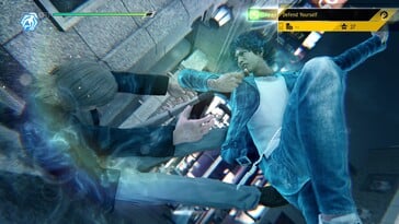 На изображении: скриншот игрового процесса из игры «Judgment».