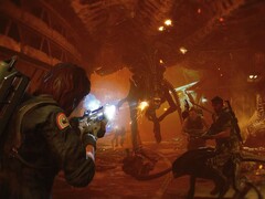 Изображение из игры Aliens: Fireteam Elite на сайте Steam изображен ксеноморф. (Источник изображения: Steam)
