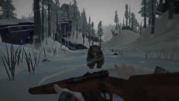 Изображение медведя в The Long Dark.