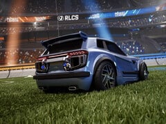 Видеозапись игры Rocket League на движке Unreal Engine 6 в реальном времени.