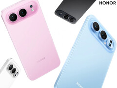 Серия Honor 500 будет доступна в четырех цветах. На фото: четыре цветовых решения линейки. (Источник изображения: Honor - отредактировано)