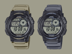 Часы Casio AE-1000W-5AV (слева) и AE-1000W-8AV (справа) ожидаются в продаже в мае. (Источник изображения: Casio)