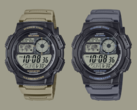 Часы Casio AE-1000W-5AV (слева) и AE-1000W-8AV (справа) ожидаются в продаже в мае. (Источник изображения: Casio)