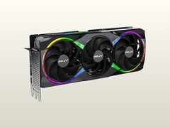 Изображение, демонстрирующее PNY RTX 5080. (Источник изображения: PNY)