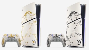 Консоль PS5 Ghost of Yotei Limited Edition доступна в золотом и черном цветах. (Источник изображения: PlayStation)