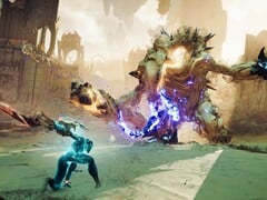 Изображение, на котором запечатлена битва в игре «Atlas Fallen: Reign of Sand».