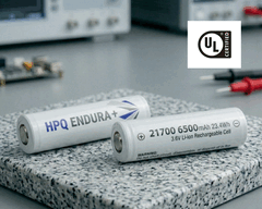 Емкость элементов HPQ Silicons 21700 составляет 23,4 Вт·ч.