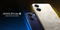 iQOO Z11 Lite в двух цветовых вариантах