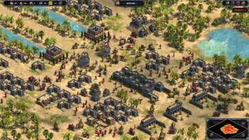 На картинке: Скриншот игрового процесса из игры Age of Empires: Definitive Edition.