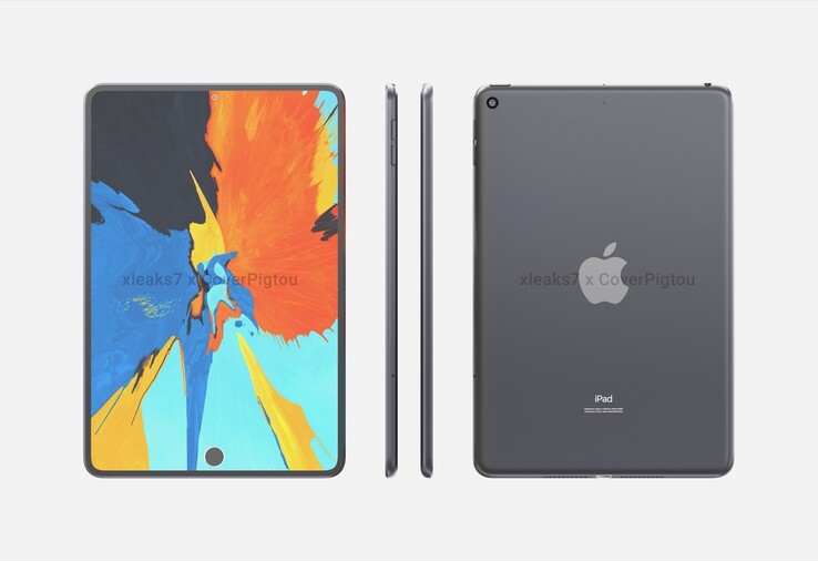 Предполагаемая внешность iPad mini 6 (Изображение: Pigtou, @xleaks7)