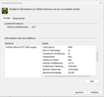 Nvidia system info