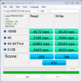Sandisk Express: Значения IOPS