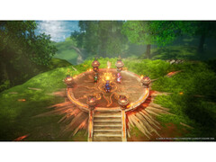 Скриншот из коллекции ремейков Dragon Quest I и II HD-2D, демонстрирующий уникальный художественный стиль игры. (Источник изображения: Square Enix)
