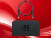 Переключатель 2 HDMI кабель показан с док-станцией
