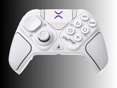 Контроллер Victrix Pro BFG Reloaded показан в белом цвете с модулем боевой панели (Источник изображения: Turtle Beach PR)