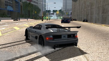 На иллюстрации: Скриншот игрового процесса из игры World Racing 2 - Champion Edition.