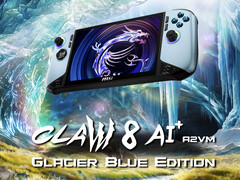 Glacier Blue Edition - это второе обновление Claw 8 AI+ от MSI на данный момент.