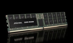 Модуль памяти DDR5 RDIMM компании Micron. Новая версия объёмом 512 ГБ от этой компании может обеспечить объём оперативной памяти до 12 ТБ в одном сервере.