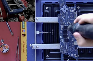 Процесс включал в себя много пайки и отпайки.