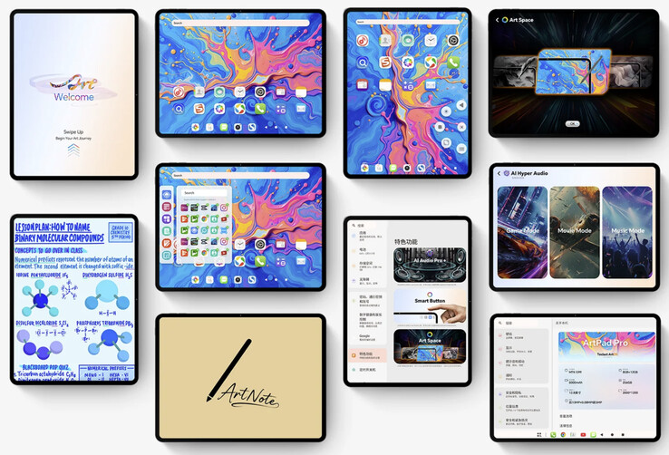 Teclast ArtPad Pro оснащен 8 МП фронтальной и 13 МП задней камерами. (Источник изображения: Teclast)