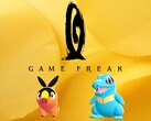 Логотип Game Freak с существами Pokémon внизу (Источник изображения: Game Freak, Nintendo of America с правкой)