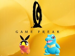Логотип Game Freak с существами Pokémon внизу (Источник изображения: Game Freak, Nintendo of America с правкой)