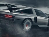 Hyundai N Vision 74 оснащен водородным топливным элементом и блоком батарей. (Источник изображения: Hyundai)