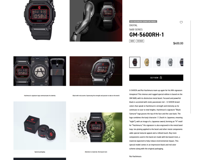 (Источник изображения: Casio Canada)