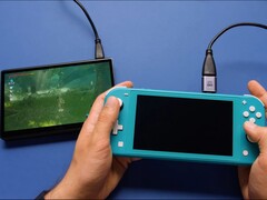 Модифицированная Nintendo Switch Lite выводит игровой процесс через HDMI на внешний дисплей (Источник изображения: Taki II с YouTube)